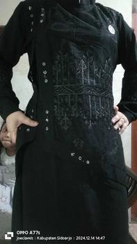Product Review of Na Fashion- NAMIRA Dress Gamis Malaysia Kombinasi Brukat Bahan Crinkle Premium mix brokat sapto minimalis cantik mewah elegant from j**u j**h 0