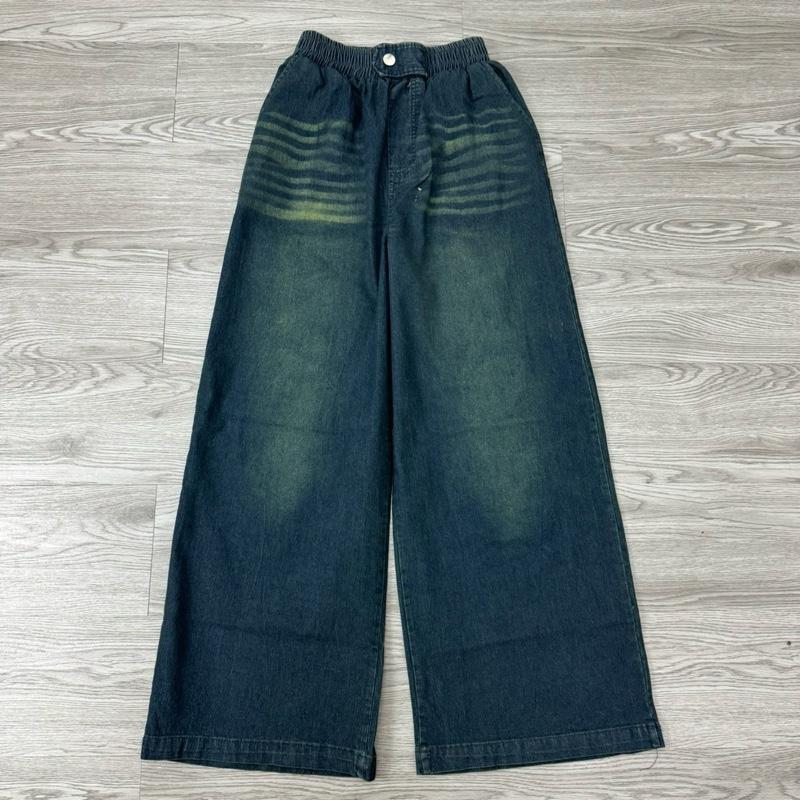 [40-80kg] SIÊU PHẨM Quần xuông ống sớ chất bò jean giấy mềm mát năng động, cao cấp nữ. 7
