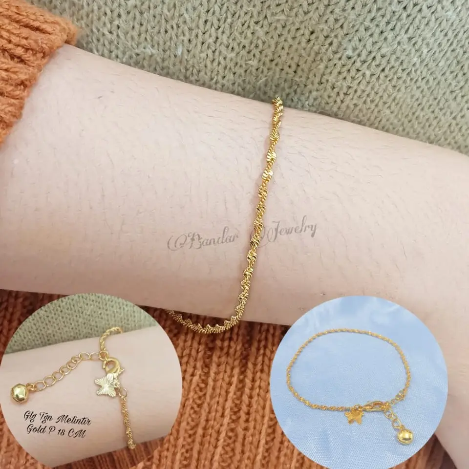 Gelang Tangan Melintir Fashion Korea style