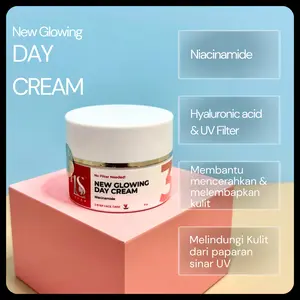 LS SKINCARE New Brightening Day Cream Krim Siang Sunblok ELSTM Semua Jenis Kulit