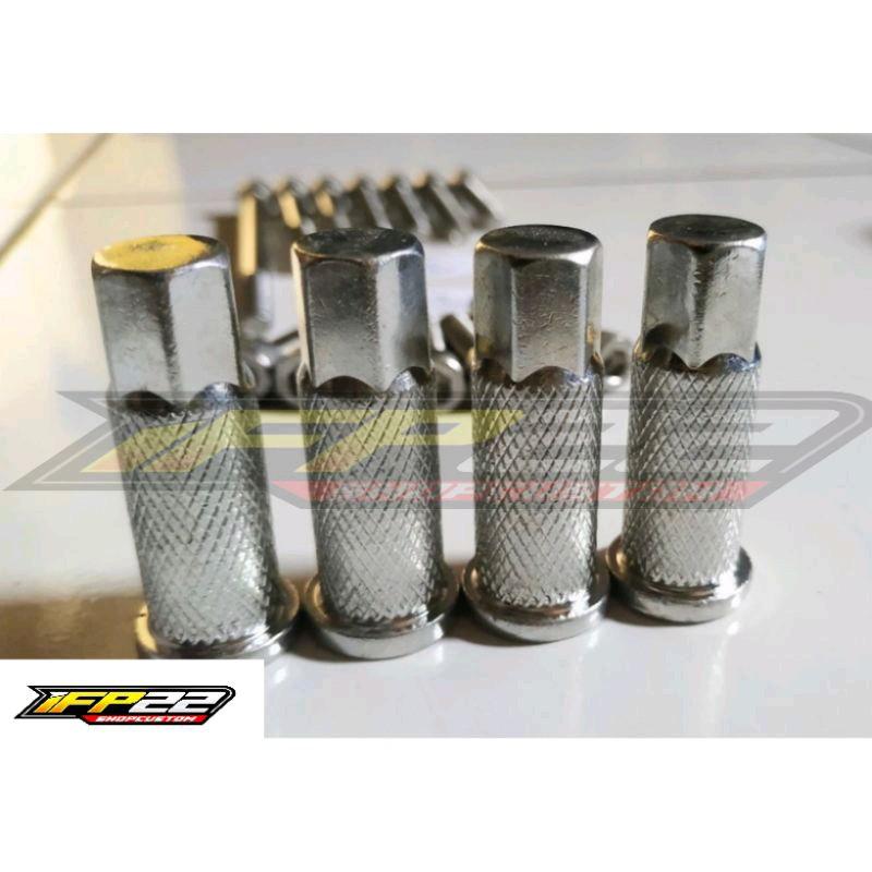 Mur silinder head/ kop mur 12 panjang 0