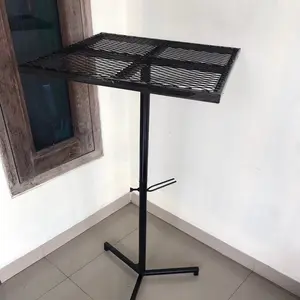 Meja Cat Berputar 180 Derajat Portabel Bongkar Pasang Panjang Sesuai Kebutuhan Besi Baja Praktis Dengan Tempat Pipet Spray Cocok Untuk Mengecat Efisien Asli