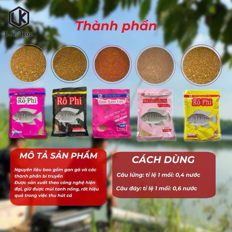  Mồi Câu Rô Phi Lk Hoà - Sản phẩm câu cá hiệu quả 