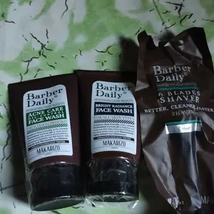 [FREE SHAVER] GLOWING MAKSIMAL - Acne Care & Oil Control Face Wash + Bright Radiance Face Wash
