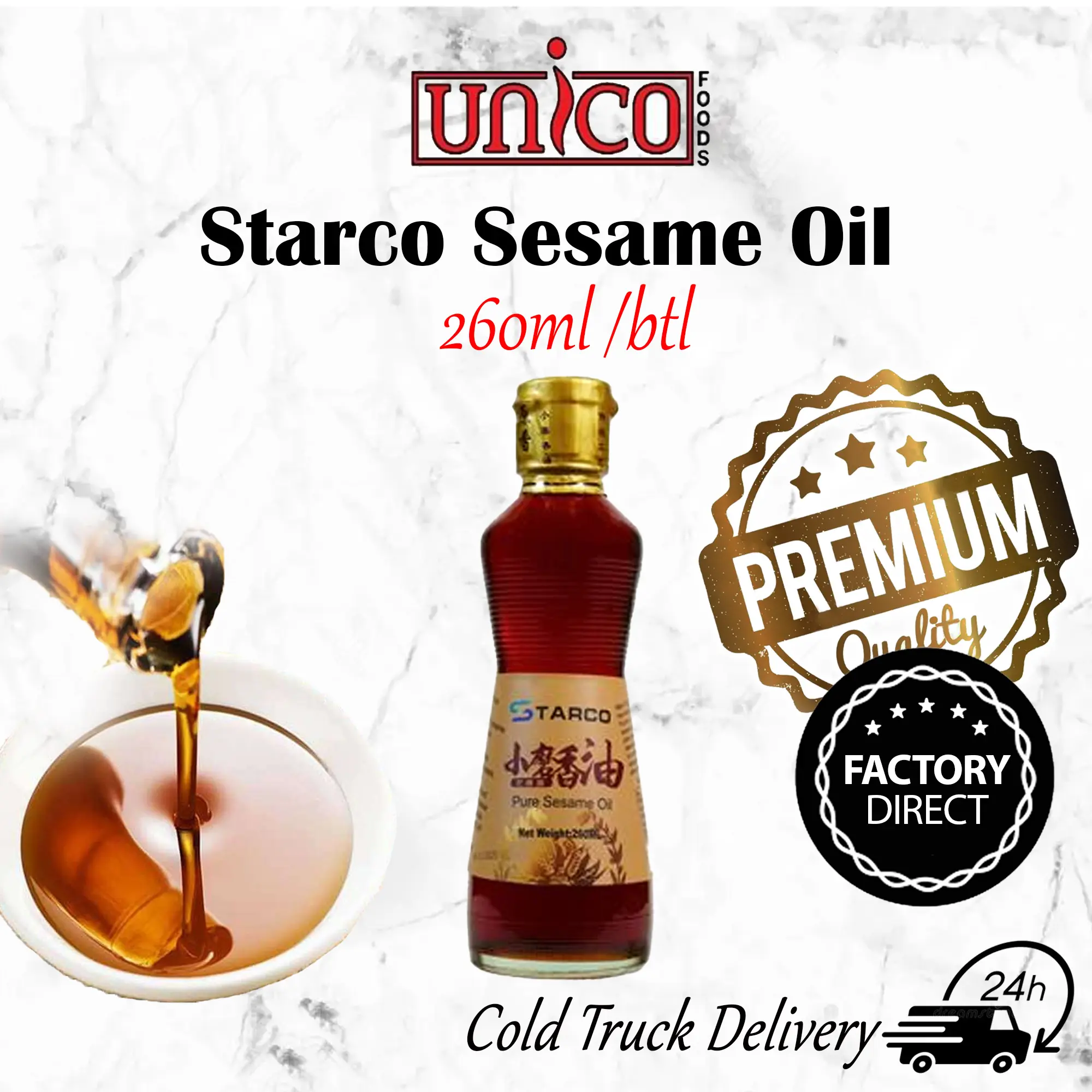 Starco Sesame Oil (260ml/btl)