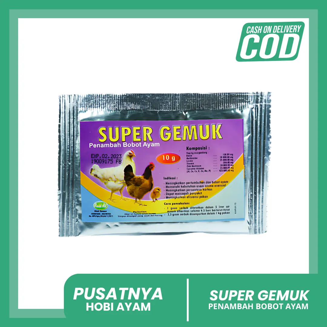 SUPER GEMUK/ PENAMBAH BOBOT AYAM