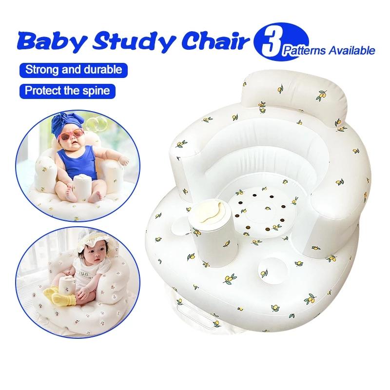 【Alpha Borong】Baby Inflatable Learning Sit Sofa Training Booster ...