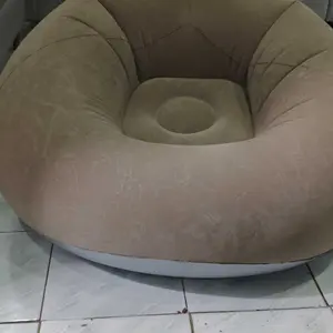 Sofa Tiup untuk Berkemah di Luar Ruangan Sofa Udara Portabel Lipat Malas Pompa Gratis Furniture Minimalis