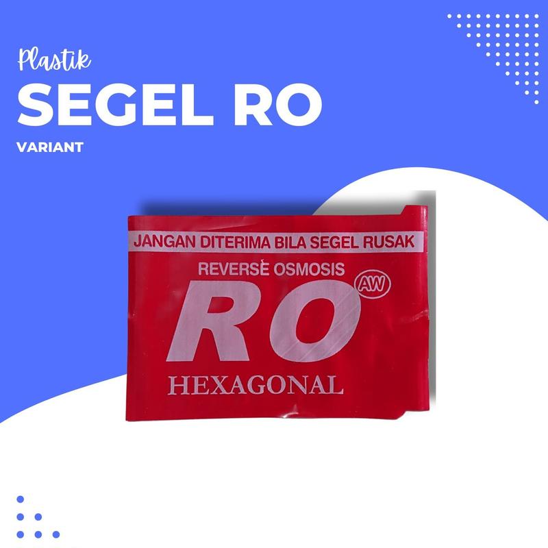 Plastik segel RO ( reverse osmosis ) - berbagai warna 4