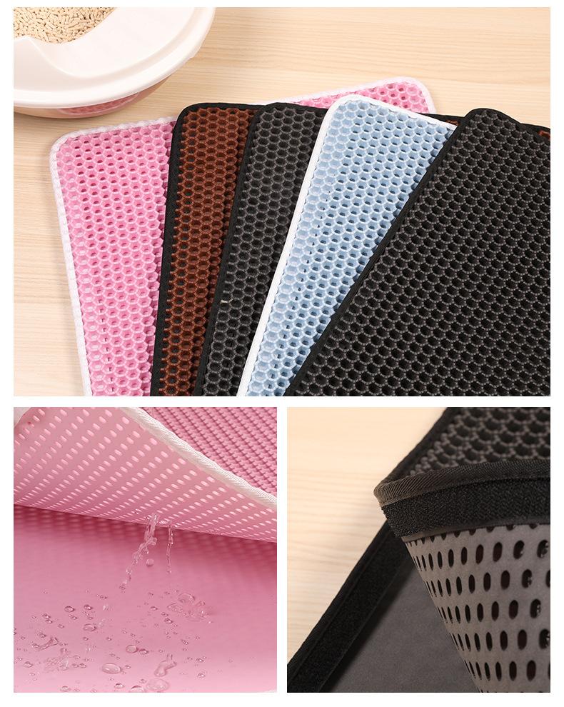 Product Introduction of Tấm Lót Cát Vệ Sinh Cho Mèo, Hai Lớp, Chống Thắt Lưng, Chống Thấm Nước, Gia Dụng, Hàng Mới Về, Được Làm Bằng Chất Liệu EVA, Có Thể Giặt Được, Thích Hợp Cho Mèo Và Chó, Nhà Sản Xuất Tấm Lót Thú Cưng 19