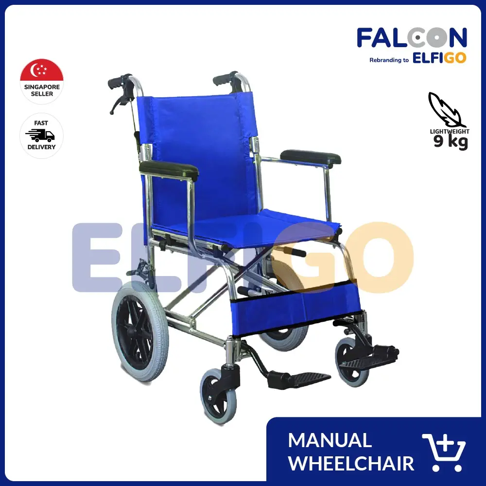 Falcon Aluminium Pushchair 9kg (Caretaker Pushing Wheelchair) Healthcare