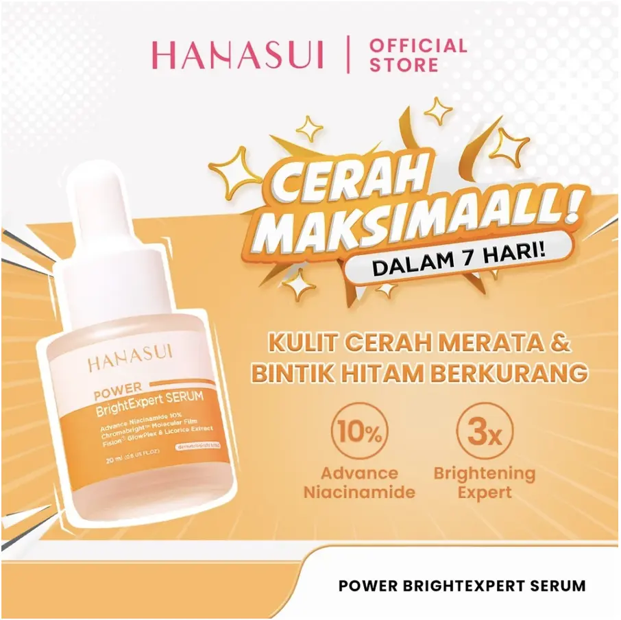 Hanasui Power Bright Expert Serum Wajah Pencerah