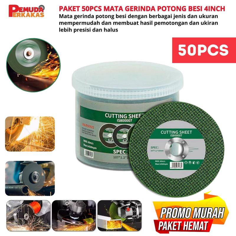 Mata Gerinda Potong Cutting / Mata Gurinda Grinda Cutting Besi 4 Inch ...