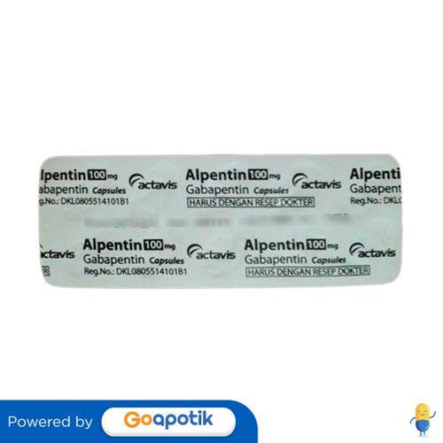 ALPENTIN 100 MG STRIP 10 TABLET