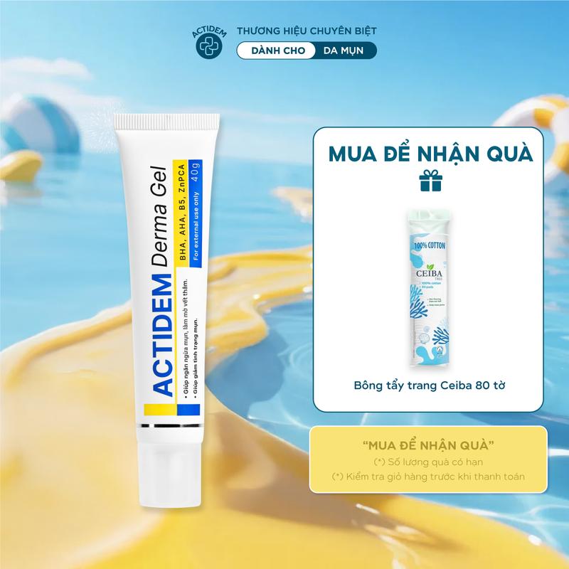 [LIVE DEAL KOL]️️️ Gel mụn Actidem Derma Gel 40gram, 18gram KOX Skincare  Chăm Sóc Da  Làm Đẹp Da