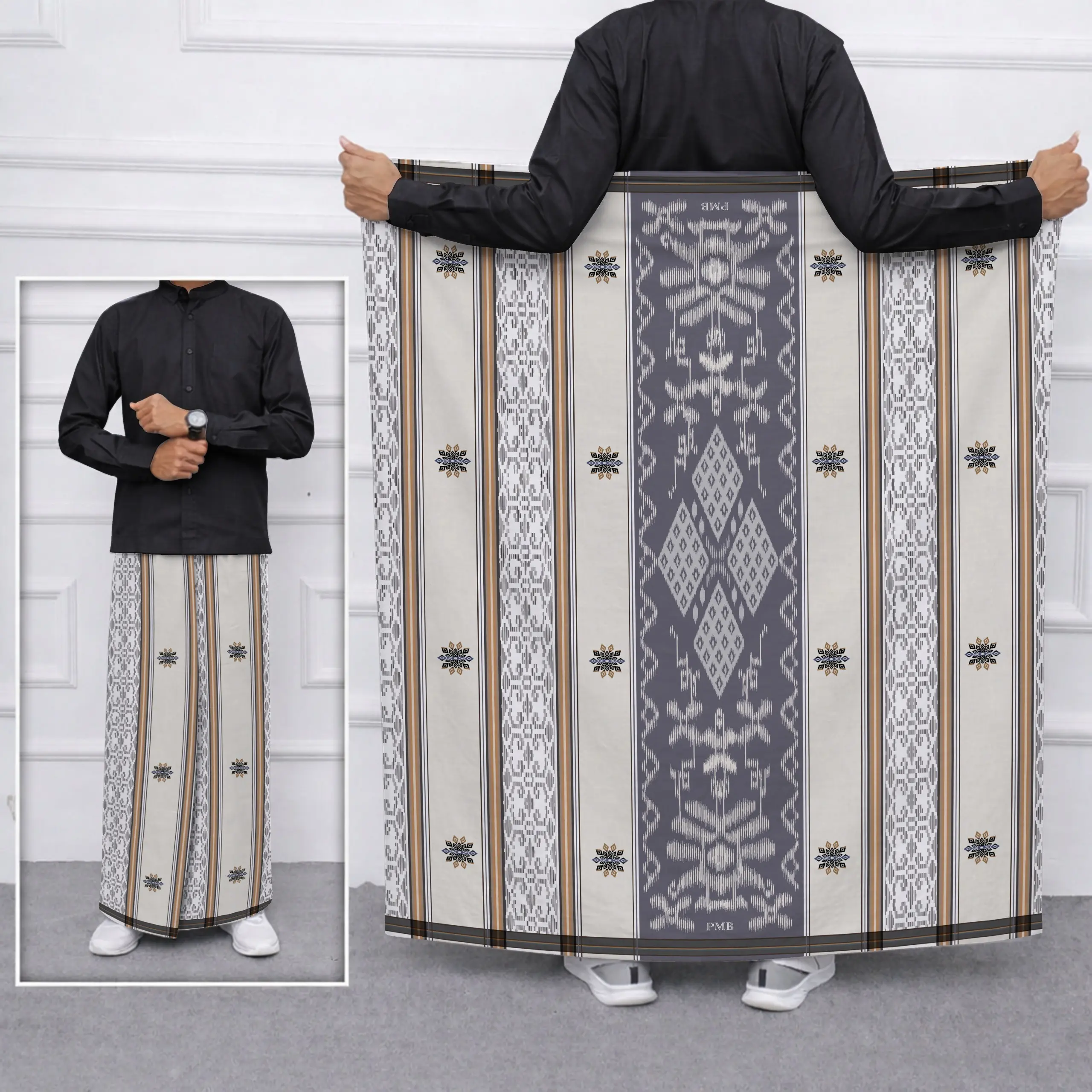 Sarung Pria Dewasa PMB Series Motif BHS Polymikro