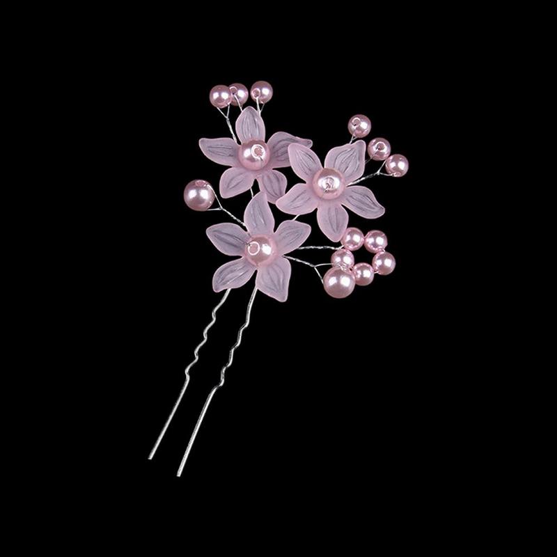 Product Introduction of U Shape Flower Hair Clips Bridal Headpiece Mesh Flower Wedding Accessories Headdress Bridal G5A2 17