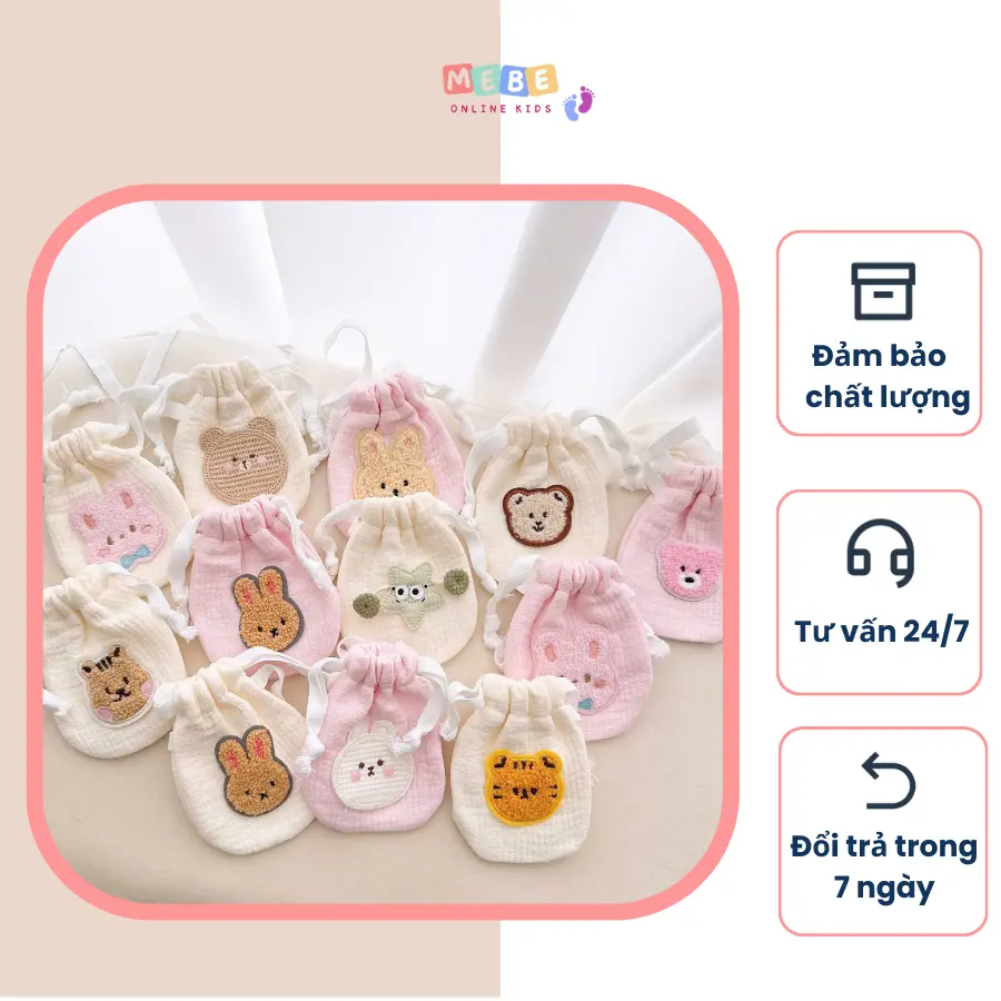 Túi đựng tỏi cho bé đi chơi - Mebe