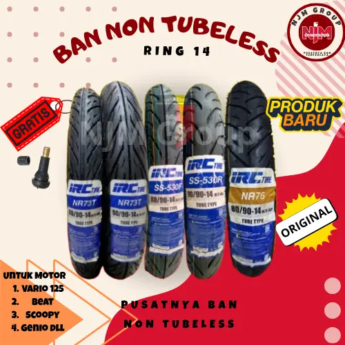 Ban Motor Matic IRC SS 530 80/90 90/90 Ring 14 Tubetype