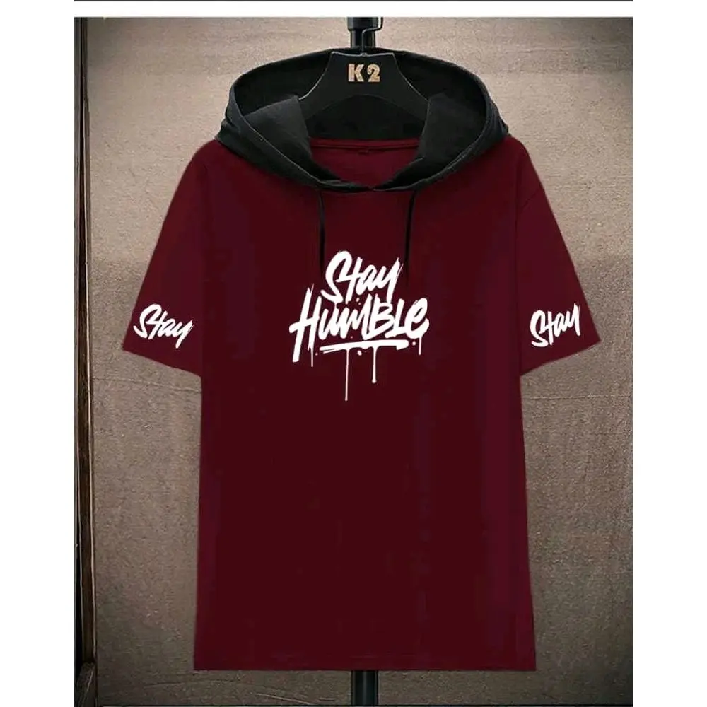 Baju Kaos Hoodie Babyterry Stayhumble Pria (Free Pulsa)
