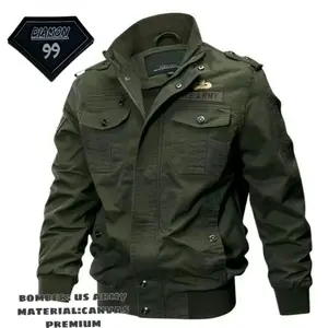 jaket kanvas us army pria jaket bomber pria jaket bomber kanvas terbaru jaket militar jaket bomber premium Canvas Distro