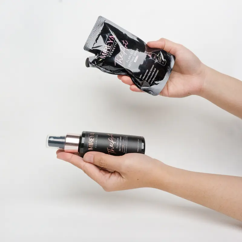 Refill Mireya The Art Flawless Setting Spray 80ml - Mireya Setting Spray & Finishing Spray Cosmetics Make Up Face Mist 8