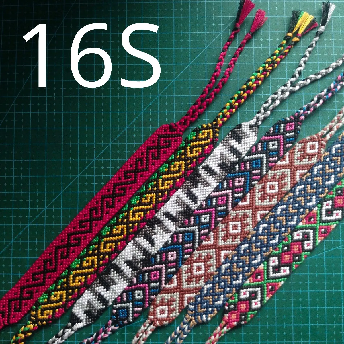 (NORMAL) 16S Gelang Persahabatan Gelang Sulam Gelang Rajut Gelang Gunung Gelang Tali Gelang Batik