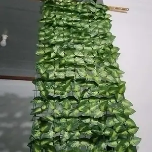 Dekorasi Rumah Rumput Dinding Sintetis 3x1 Meter Daun Sintetis Dinding Pagar