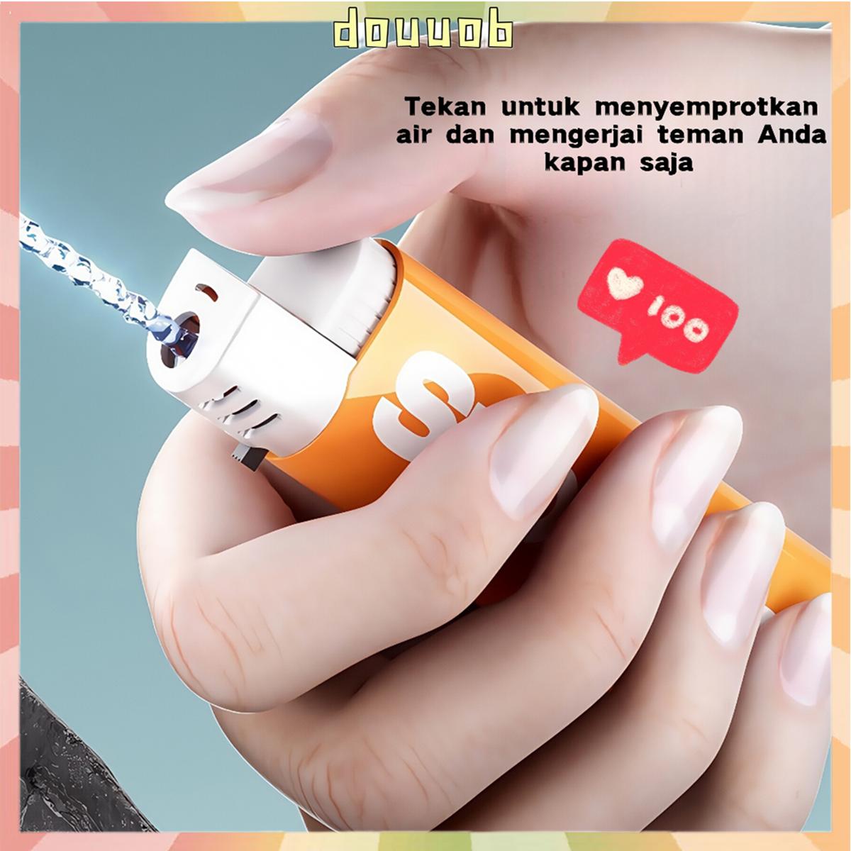 【Hot sale】Mainan Pantai Iseng Bermain Di Luar Lighter  Mainan Water Toys Prank Korek Api Air Harmless Toys
