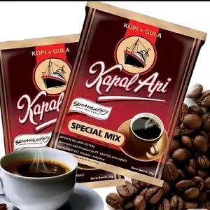 Kapal Api PAKET 6 RENCENG KOPI SPESIAL MIX Kemasan 25 GR X10 PCS PEE RENCENG KOPI +GULA SEMANGAT