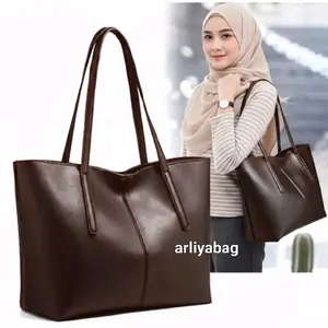 Arliyabag Totebag Tas Bahu Wanita Setile Elegan dan Muat Leptop dengan Desain Modern dan Kapasitas Besar