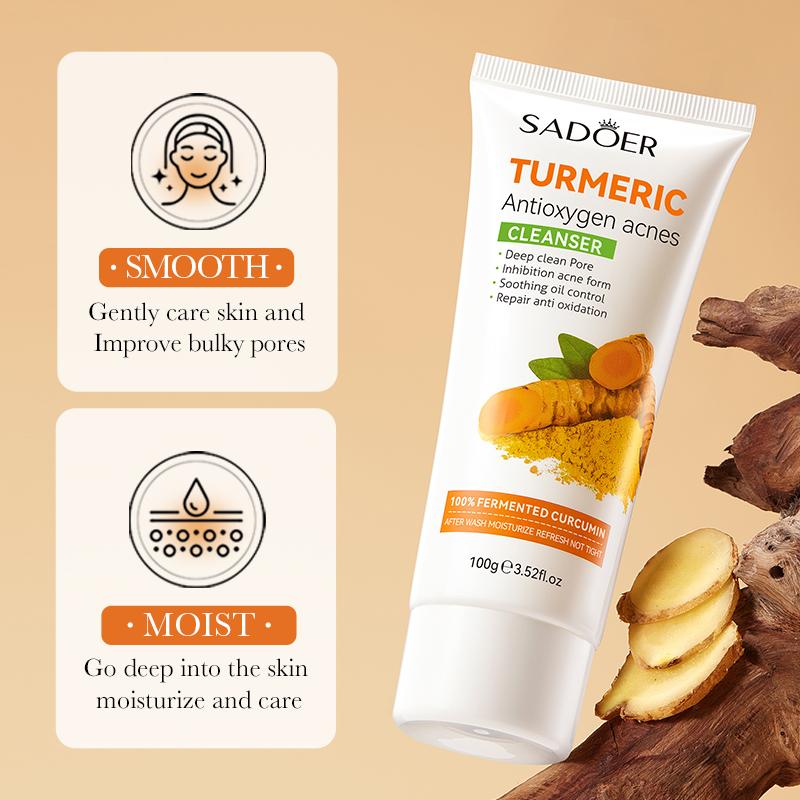 Product Introduction of SADOER Anti-oxidant Acne Cleanser 100g pore-clearing cleanser 0