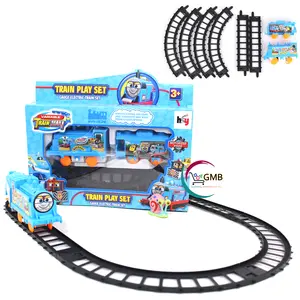 MAINAN ANAK TRAIN PLAY SET KERETA 2 GERBONG 877-33Q MAINAN KERETA ELEKTRIK THOMS Bergerak