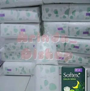 Softex daun sirih 35cm isi 50 (sayap)