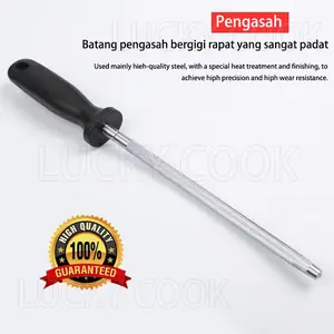 Alat Pengasah Asah Pisau Tongkat - Pengasah Pisau Daging Asahan Pisau Stik Stainless Steel Dapur knife