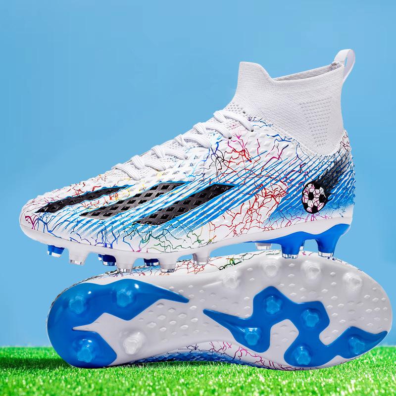 Product Introduction of Giày Bóng Đá Messi World Cup Cho Nam Và Nữ, Giày Cao Cổ Có Gai Và Đinh Gãy, Thi Đấu Tập Luyện Chuyên Nghiệp Cho Học Sinh, Trẻ Em Và Bé Trai Sneaker Sport Giày Thể Thao 14