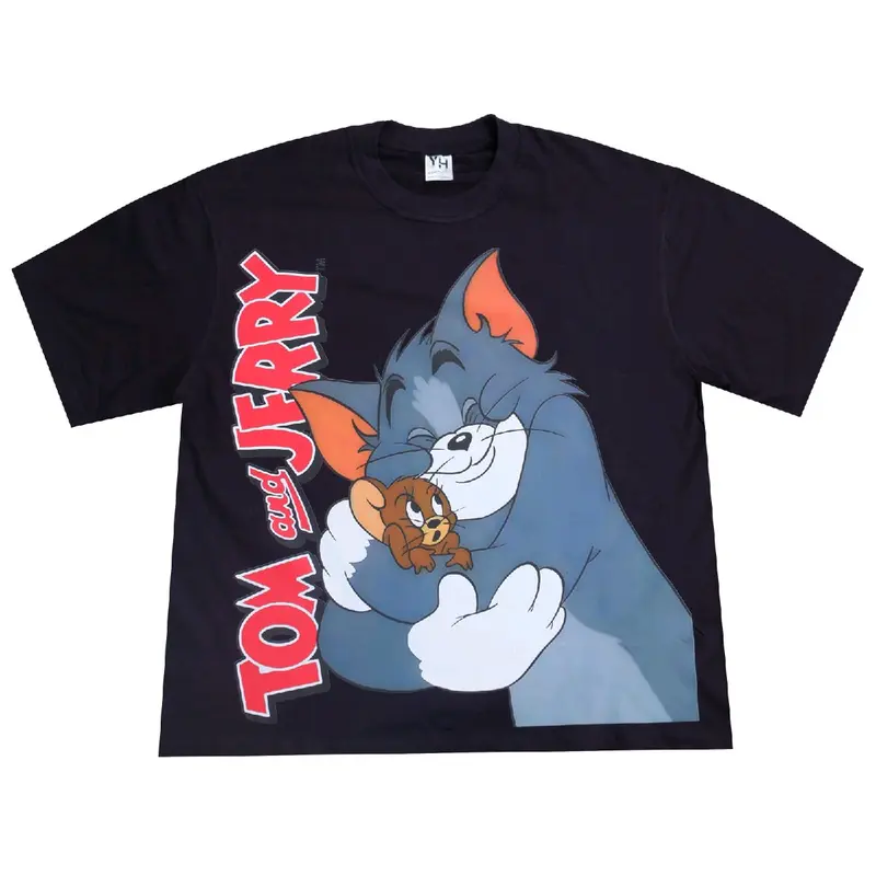 KAOS KARTUN TOM AND JERRY SERIES OVERSIZE KATUN COMBED 20S 3