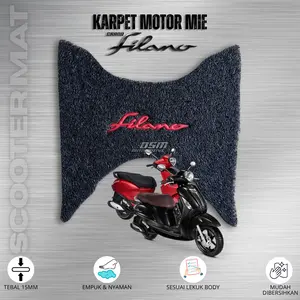 Karpet Motor Yamaha Grand Filano Bahan Karpet Mie Beat Tebal Presisi
