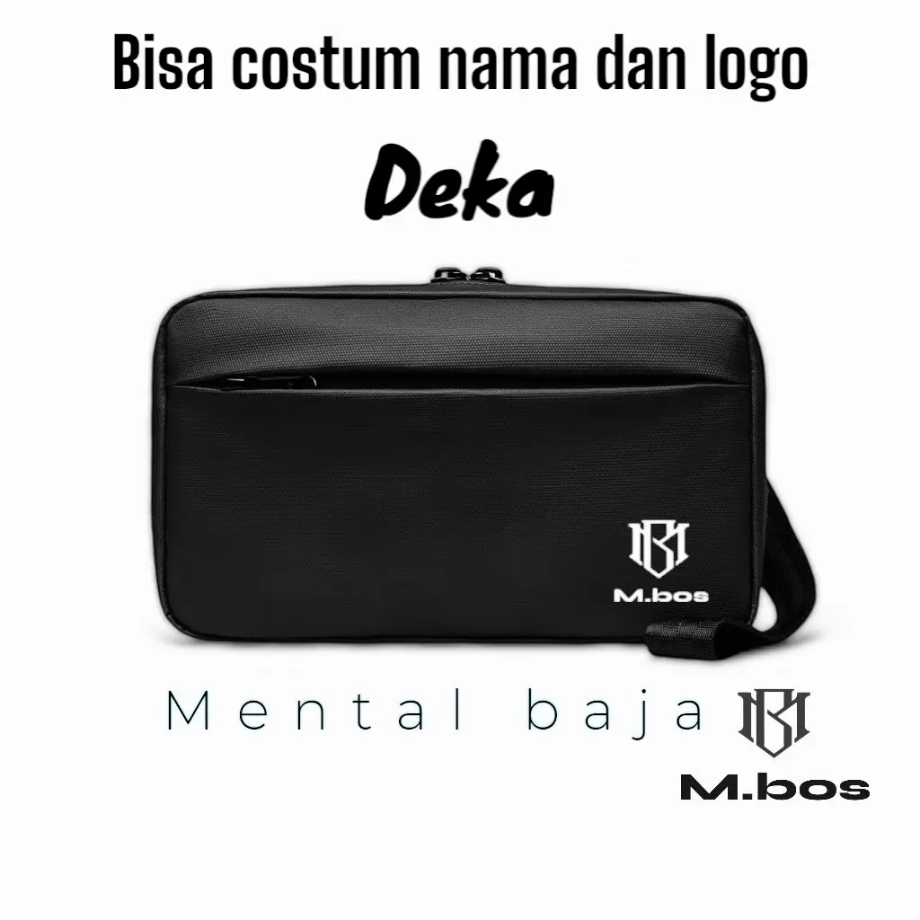 M.BOS DEKA Clutch Bag - Pouch Pria Wanita Tas Selempang Hand Bag Sling Bag Shoulder Bag - Waterproof