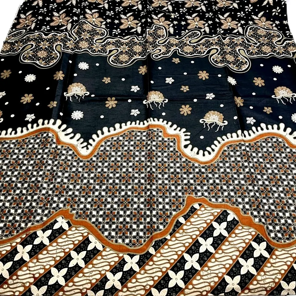 Kain batik printing Bunga Bangkok