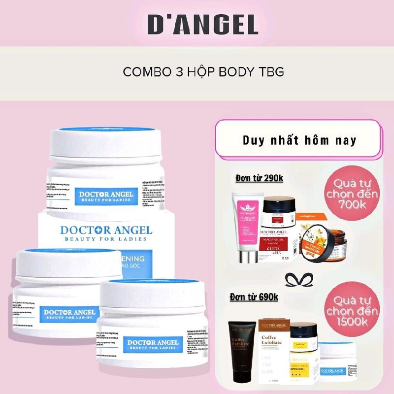 [D'Angel] Combo 3 Hộp Kem Body Tế Bào Gốc Trắng Da - Skin Care Body
