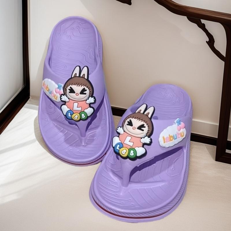 KUBULUN Sandal Jepit Anak Perempuan Musim Panas - Anti Slip, Anti Air, Anti Bau - Cocok untuk Outdoor, Pantai, dan Sepatu Santai. Promo Produk Baru! sandal  baim Fashion