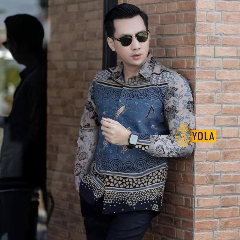 Product Introduction of Baju Kemeja Batik Pria Modern Terbaru Batik Pria Kemeja Lengan Panjang Motif Batik 2025 Batik  Pekalongan Katun 39