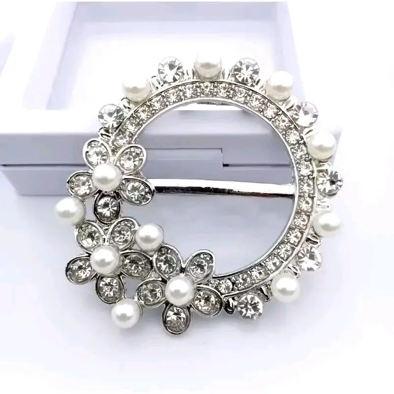 (Bros Ring 2 in 1) Buckle 2 in 1 Ring Hijab Gesper Multifungsi / Ring Rok Lilit / Ring Syal / Ring Kerudung / Pin Hijab / Bros Cincin / Bros Hijab / Bros Mutiara / Bross Brooch BRG 2