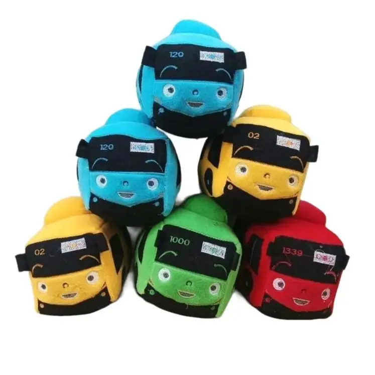 Boneka Tayo Bus Mainan Anak dengan Bahan Dackron/Silicon Empuk dan Nyaman Dolls Toys