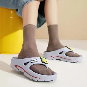 Sandal Anak Laki-Laki 2025 Musim Panas,EH52 Jepit Karet Anti-Selip,  Stylish Cocok Liburan Pantai Fashion