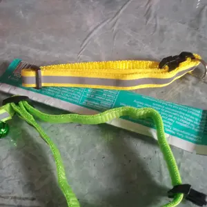 Kalung Kucing Kalung Hewan Peliharaan Reflektif Dengan Lonceng Dapat disesuaikan Pet Collar