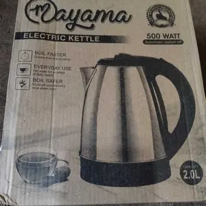 S mart Teko Listrik Pemanas Air Electric Kettle 2 Ltr Stainless Steel