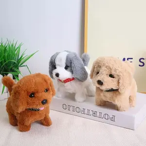 Mainan Boneka Anjing Dengan Ekor Bergoyang Berjalan & Berbunyi / Boneka Anjing Mainan Anak Lucu / Mainan Doggy dengan ekor bergoyang-goyang berjalan / Mainan Anjing Gerak Menganggukkan Kepala / Mainan Boneka Doggy Bisa Gerak