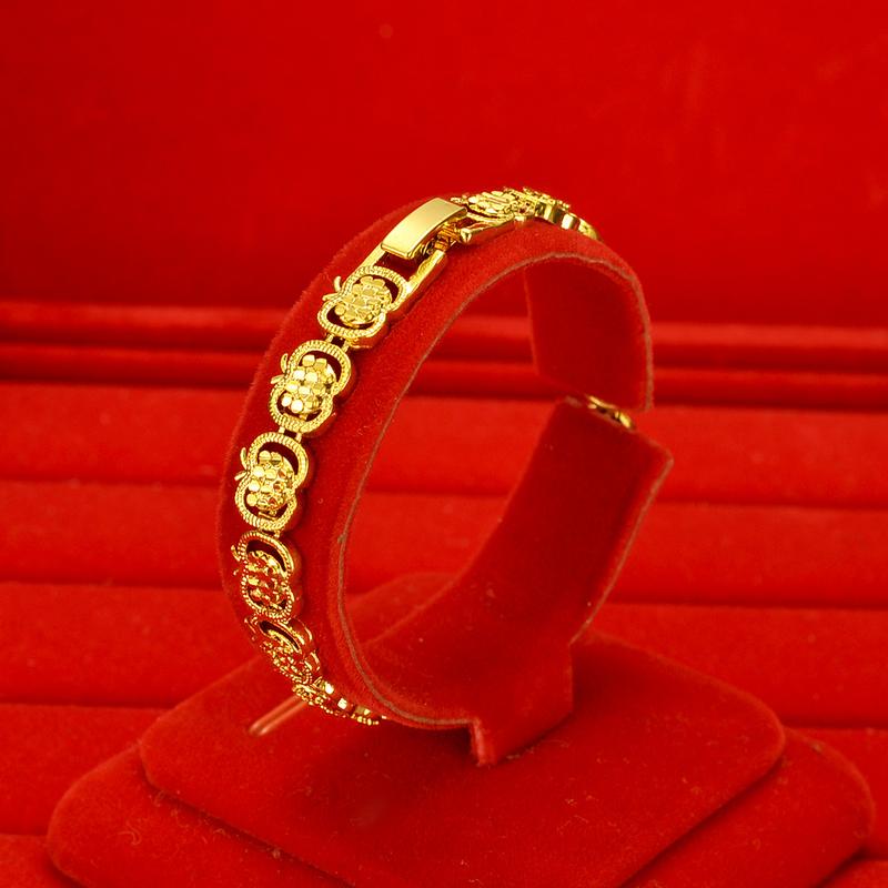 Product Introduction of Copper gold-plated watch chain, Geely bracelet, gold-plated accessories, non fading, non peeling alarm jewelry -24H shipping, free gift jewelry box 24